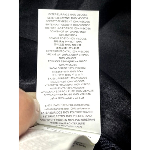 Michael Kors Women Black Faux Leather Bomber Perforated Jacket Sz Large NWT $195 - Picture 13 of 13